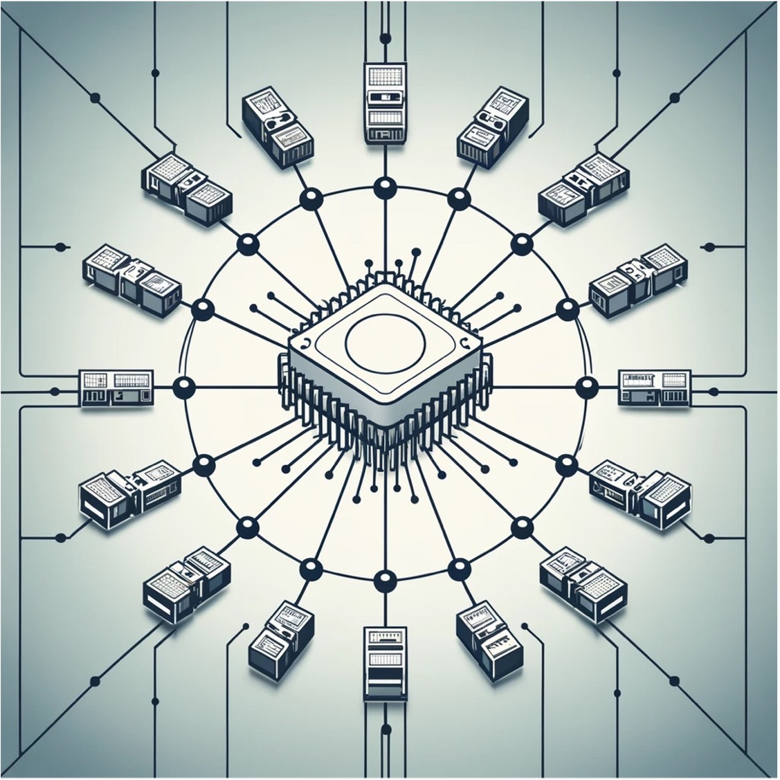 Hub and spoke model