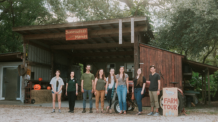 group of people at Sweetwater Farm