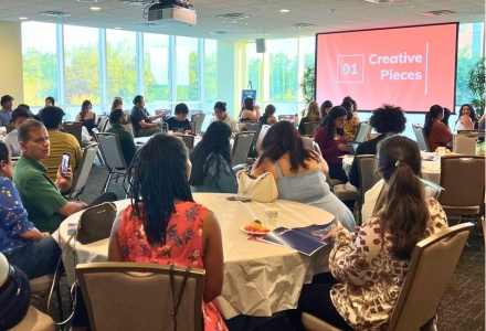 Students hosted a successful Volume 1 exhibition and release event at the Marshall Student Center. (Photo courtesy of Serena Bhaskar)