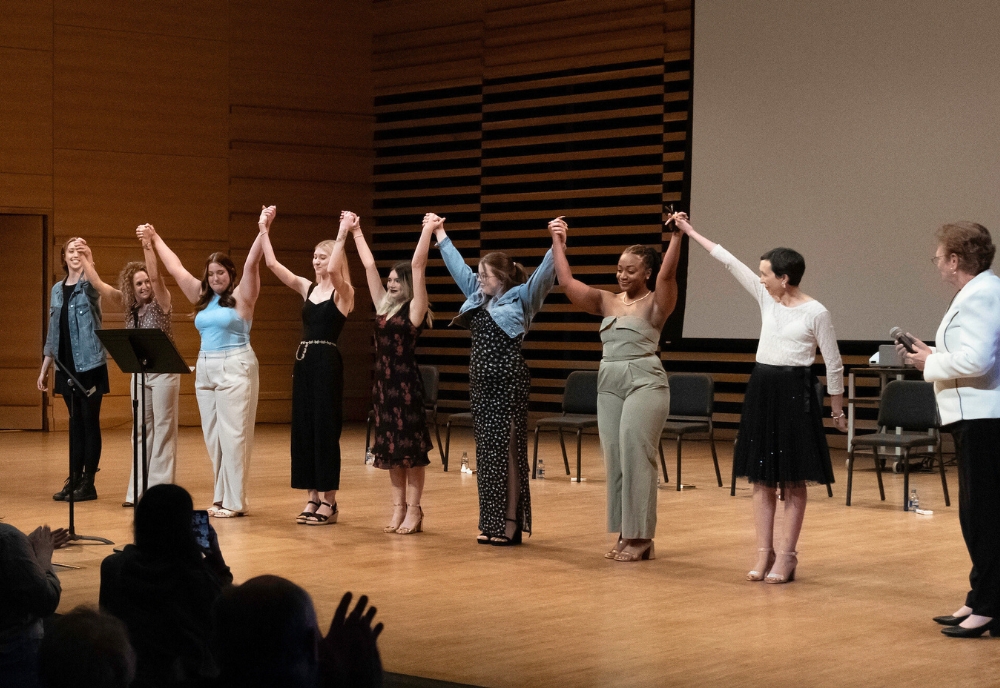 This is My Brave participants take a final bow at the conclusion of the performances and story sharing. (Photo by Laura Lyon Photography)