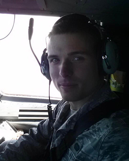 Kyle McIntyre as a young Air Force Reservist. (Photo courtesy of Kyle McIntyre)