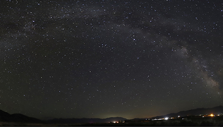 The field station is located an hour away from the Central Idaho Dark Sky Reserve with spectacular night views. (Photo courtesy of Angelika Hart)