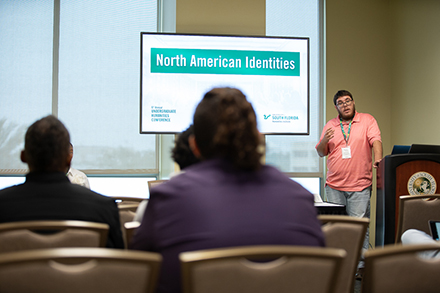 There are 16 breakout panel sessions both days of the conference, giving attendees a chance to listen in on topics that interest them. (Photo courtesy of Corey Lepak)