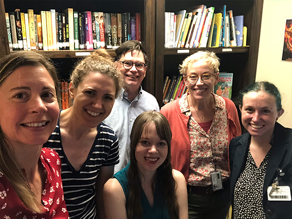 group at the library