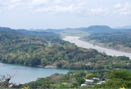 View of the Panama Canal. (Photo courtesy of Carolina Sarmiento, USF)