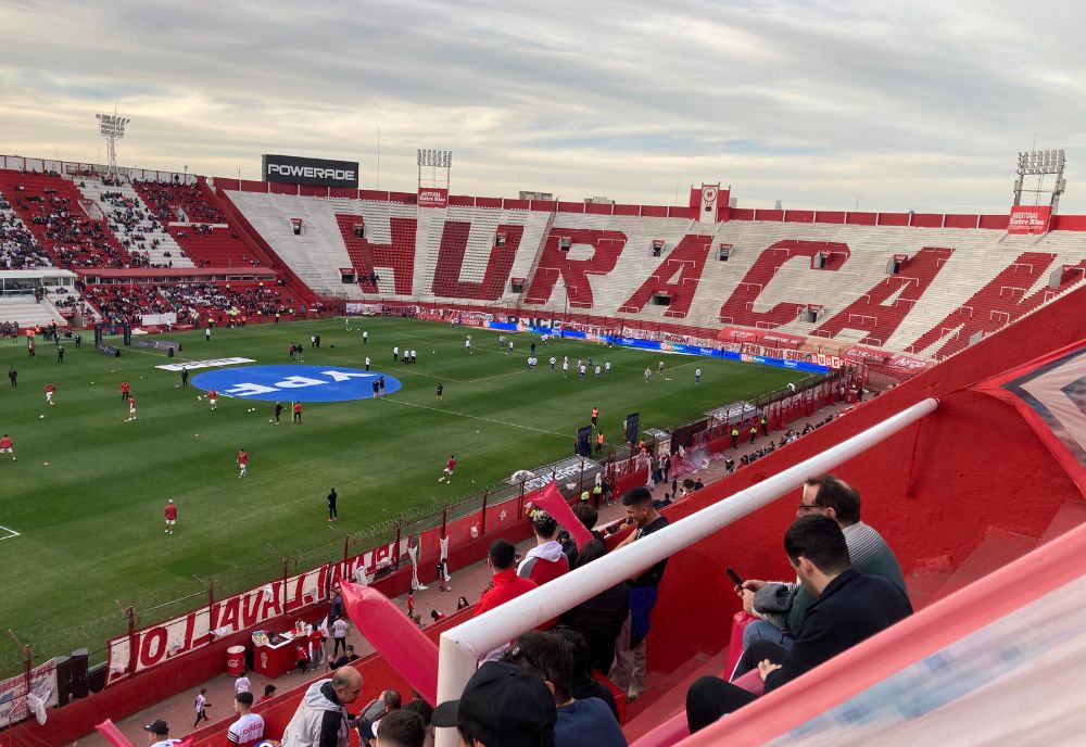 The Club Atlético Huracán stadium, home of Novoa’s local soccer team. (Photo courtesy of Adriana Novoa)