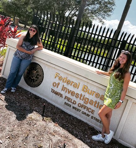 Students from The Zimmerman School tour the FBI Field Office in Tampa. (Photo by Ferdinand Zogbaum)