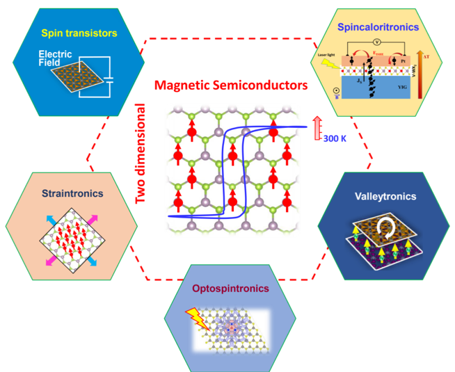 magnetic semiconductors graphic