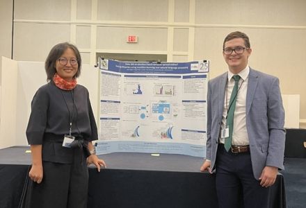 Dr. Loni Hagen presenting Award-Winning Poster at FLAIRS Conference