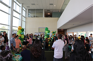 Expo attendees in the venue