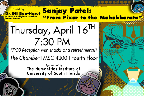Event Info for lecture by Sanjay Patel: From Pixar to the Mahabharata