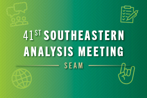 41st Southeastern Analysis Meeting banner