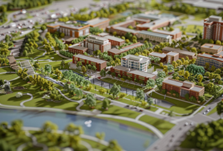 USF campus model 