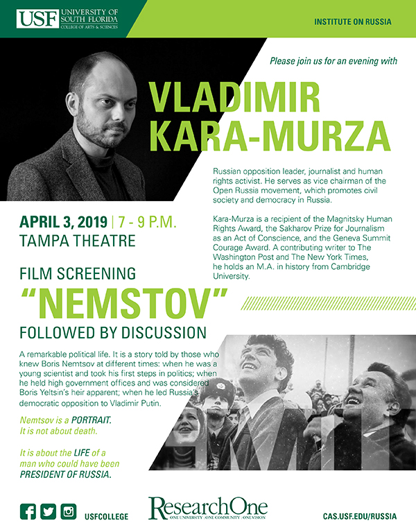 Vladimir Kara-Murza flyer