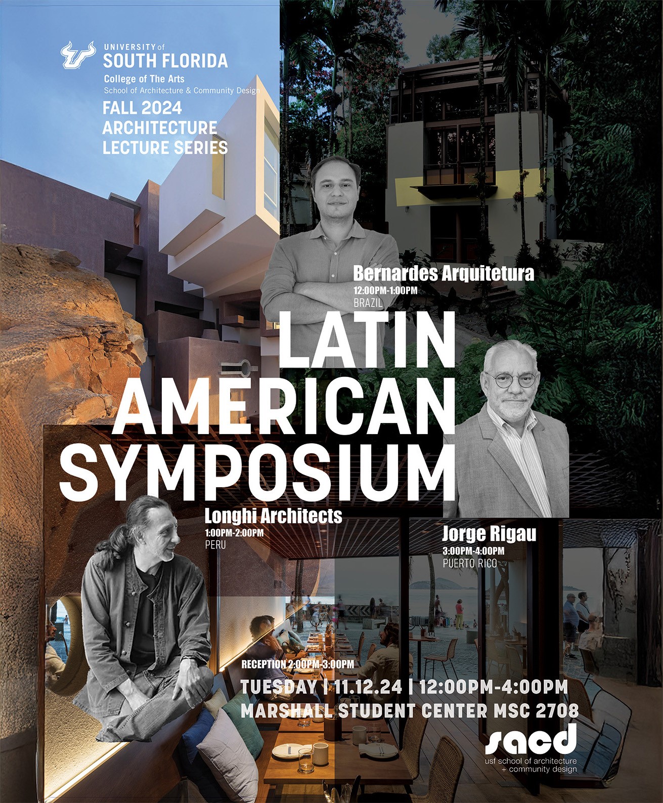 latin american architecture lecture 2024 poster