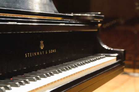 Steinway piano.