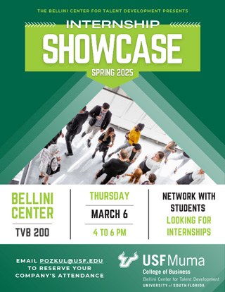 Internship Showcase Flyer