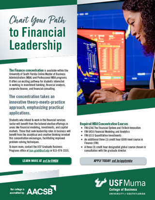 Finance Concentration flyer