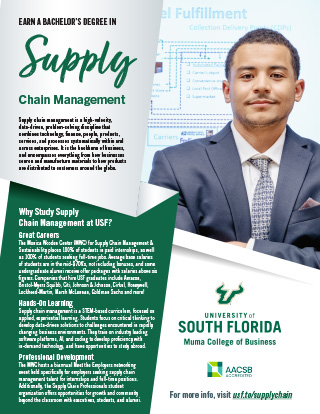 Supply Chain Management Flyer