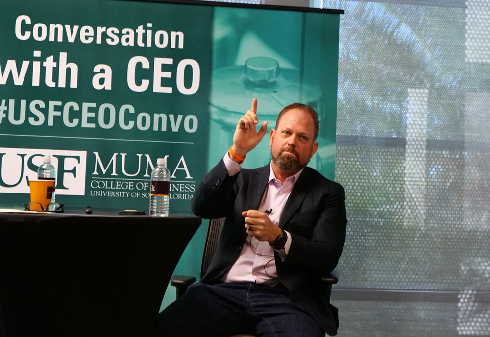 image of Casey Ellison at the Conversation with a CEO event