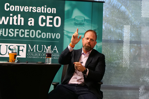 image of casey ellison at the Conversation with a CEO event