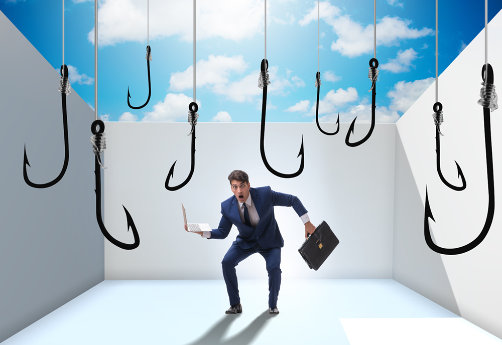 employee dodging fish hooks