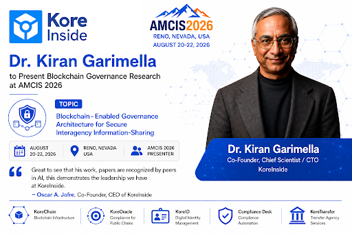 Dr. Kiran Garimella to Present Blockchain Governance Research at AMCIS 2026