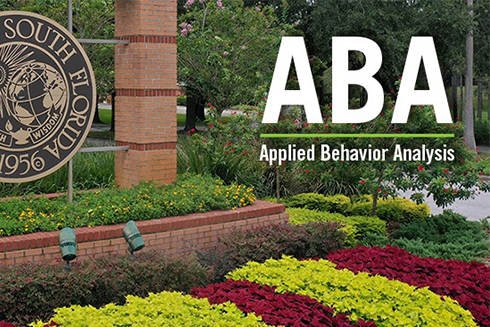 USF campus sign and ABA text