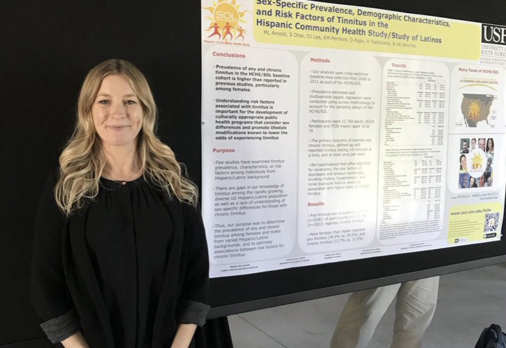 Assistant Professor Michelle Arnold, AuD, PhD, CCC-A presenting at the American Auditory Society Conference