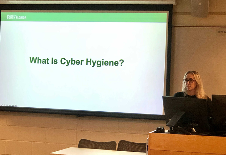 Courtney Weber speaks about cyber hygiene