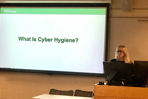 Courtney Weber speaks about cyber hygiene
