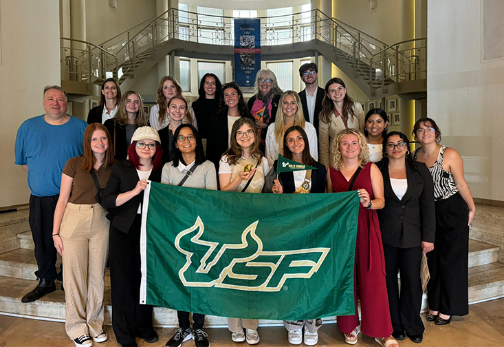 Students and faculty visit The Hague.