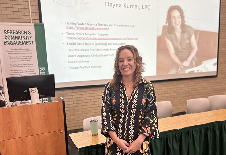 Dayna Kumar presents at USF