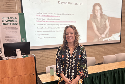 Dayna Kumar presents at USF