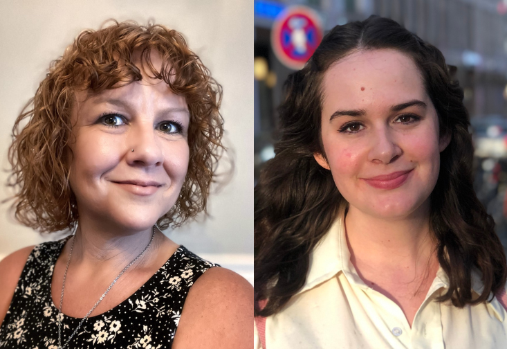 headshots of Elizabeth Hile and Madison Wilde