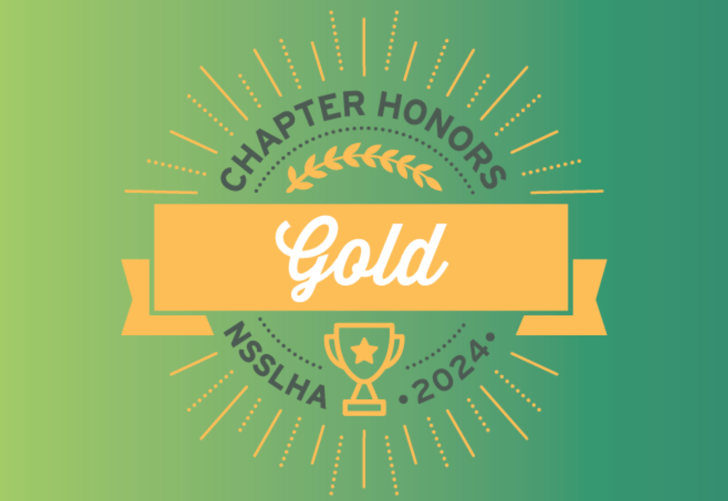 NSSLHA Gold Chapter Honors logo