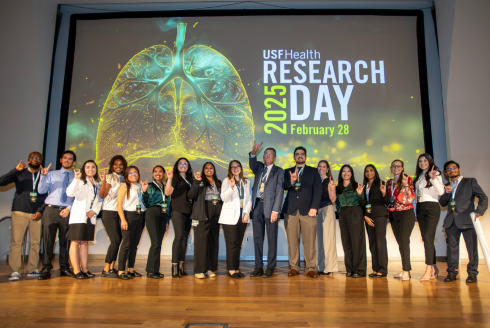 USF student winners at USF Health Research Day 2025