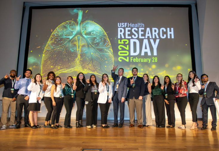 USF student winners at USF Health Research Day 2025