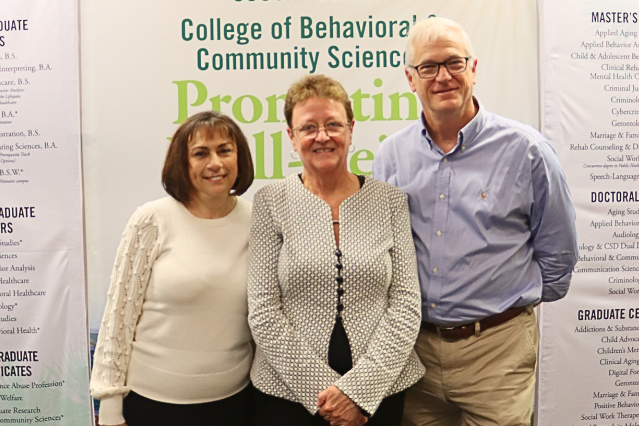 Left to right: Setlana Yampolskaya, Julie Serovich, John Cochran