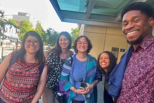 Karah Greene takes a photo with other gmhCONNECT attendees