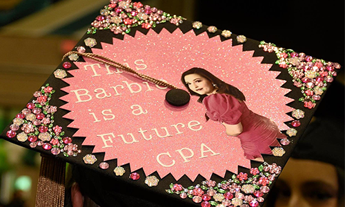 graduation cap designs for girls