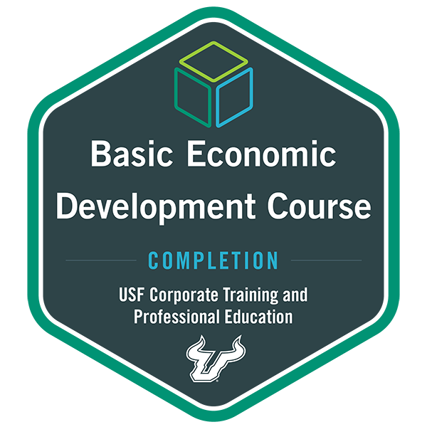 Basic Economic Developers Course BEDC USF Badge