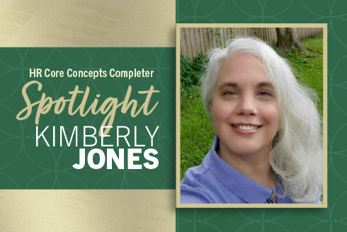 A graphic including a photo of Kimberly Jones and text that says,