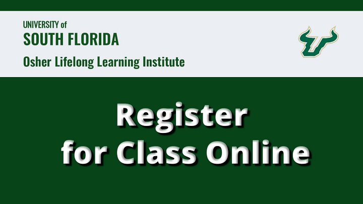 Register for classes online