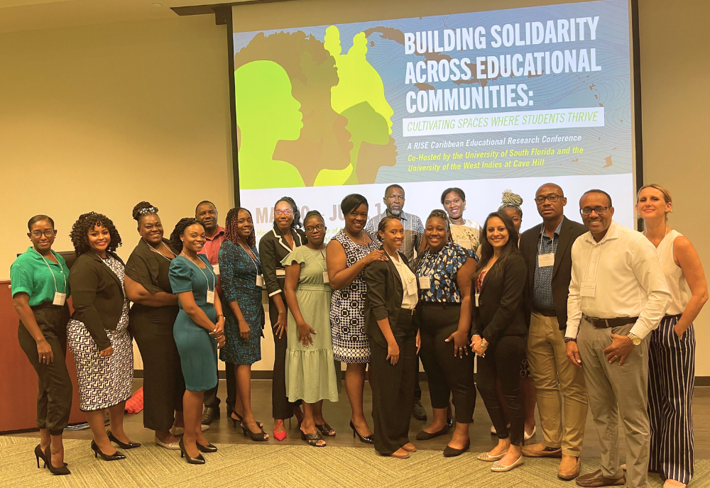 Group photo at the RISE Caribbean Educational Research Conference.