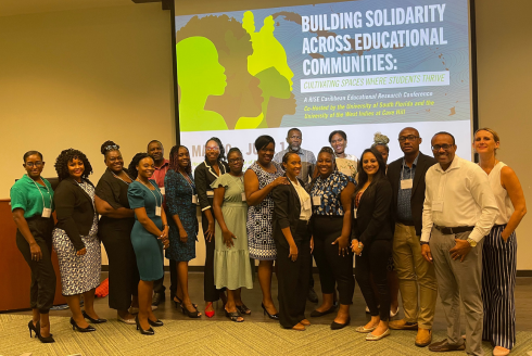 Group photo at the RISE Caribbean Educational Research Conference.