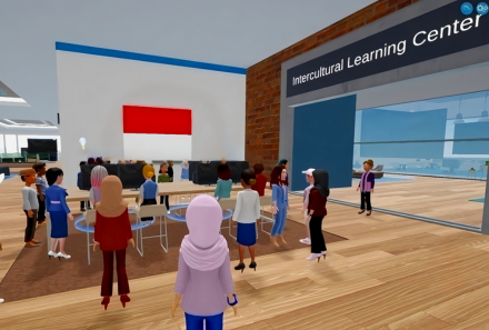 A image of the virtual Intercultural Learning Center.