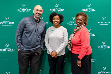 Pictured from left to right: Jose Castillo, Stacy-Ann January, Kimberly Thompson.