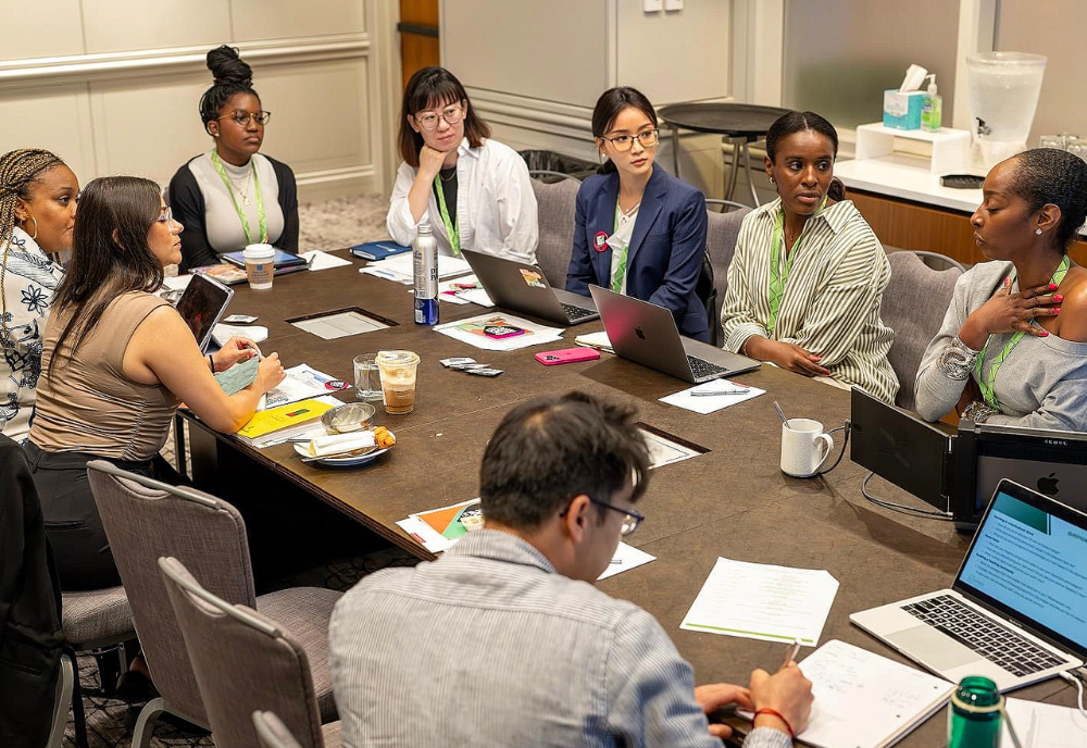 Dr. Wenyu Guo at an NCTE meeting.