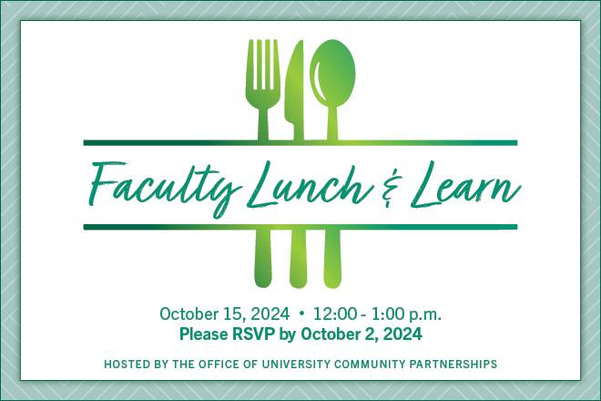 Faculty Lunch & Learn